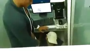 Hot Hand Job In Cyber Cafe