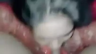Horny lover fucks his young GF’s mouth like a beast