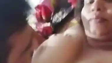 Desi Wife Boobs Sucking